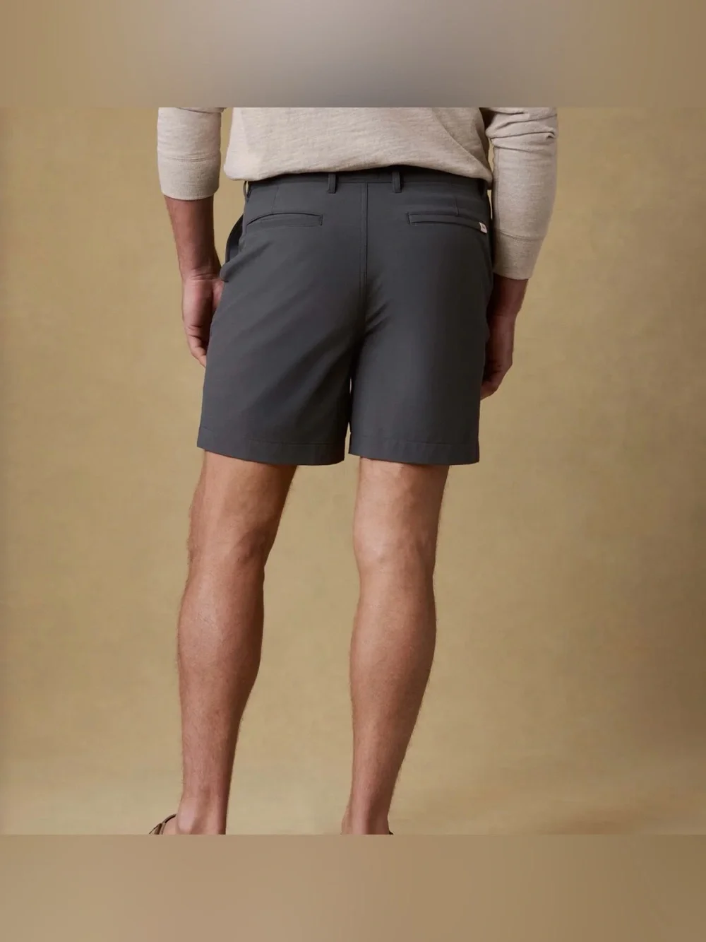 Faherty Brand All Day 2.0 Shorts Khaki Light Men's 32 w/ 7
